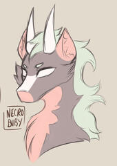 Sketchy Flat Colour Headshot