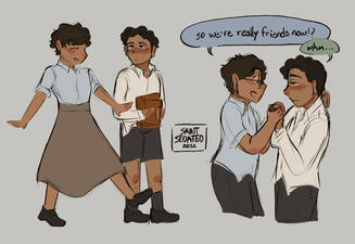 Fullbody and Halfbody Chibi Doodles