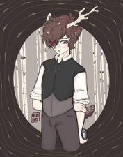 Semi Realistic Halfbody; Humanoid Portrait