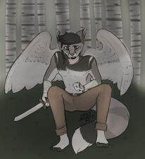 Fullbody w/Shading and Complex Background